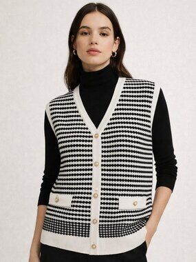 Adrianna Papell Women's V-Neck Vest